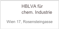               HBLVA für     
               chem. Industrie

Wien 17, Rosensteingasse